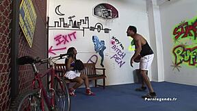 I suck and fuck big cock after basket game