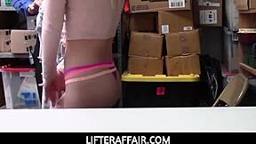 Hard sex with tiny tits Riley Star in office! 😍