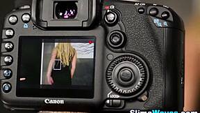 Glam teen gets bukkaked in heels and stockings