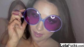 Lola Foxx Touches Herself With Deep Emotion.