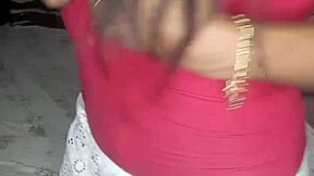 Latina sister-in-law in transparent lingerie gets anal sex with dildo and oral.