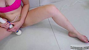 Bondage training session with a young teen participant