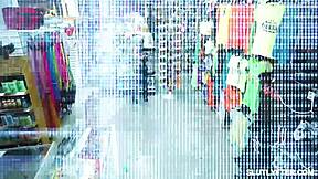 Ella Knox Getting Pounded Hard Like a Wild Surfboard Riding the Rough Tide in Shop Action