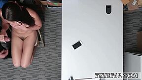 Cop fucks criminal in uniform, teen 18+ petite busted by suspect.