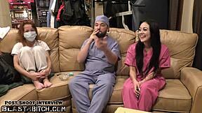 blaire celeste becomes doctor and gets cumshot in hospital