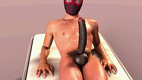 Spider-Man Miles Morales has a big black cock for oral.
