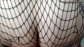 big ass bitch woman pays rent with raw sex