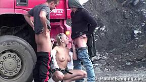omg, i got banged in a public threesome at construction site with two dudes!