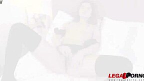 evelina darling's anal adventure in pov, starting with fingering and masturbation before blowjob and assfucking