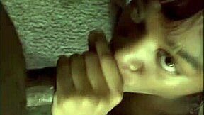 ebony girl bent over for bbc creampie