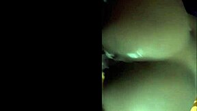 ebony girl bent over for bbc creampie