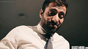 sexy babe tiffany watson cleaned guy's pants and big hard penis