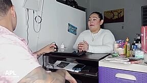 I show my big ass to my teacher to improve my grade.