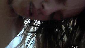 Watch me suck his monster cock until I ride it wild?