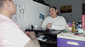 I show my big ass to my teacher to improve my grade.