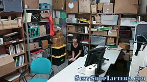 bad teen thief caught and fucked hard with facial cumshot