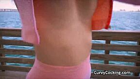 I saw big tit blond's workout end with a blowjob on a strangers dick