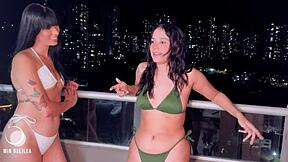 i meet a lesbian girl in colombia and she sucks my ass 5 minutes later. dripping wet and passionate muff diving follows.