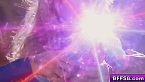 blondes laney grey and bianca bangs with khloe kingsley beg elias cash for his monster cock to keep zordon quiet