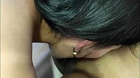 Latina teen Sommer's ass probed by girlfriend in amateur lesbian action, contrasting innocence with passion.