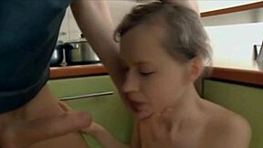 Why is this teen getting so wild and wet?