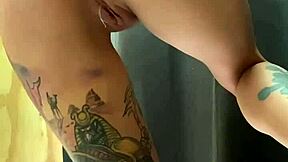 Unknown girl recorded in clothing store with butt plug