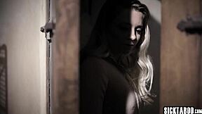 Petite Blonde Teen Caught Nasty Couple in Wild Sex Action!