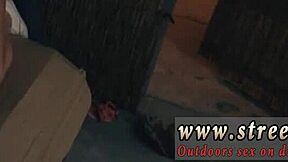 Teen leaves panties and dildo behind at building soiree