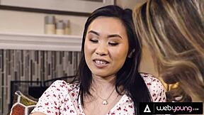 Kimmy Kimm Teaches Clara Trinity Pleasing Boss?