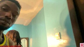 Ebony Teen Wins Threesome Challenge