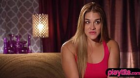 this beginner couple trying to blend in the wild orgy