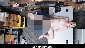 I am the pervert security guard teaching these bad college girls