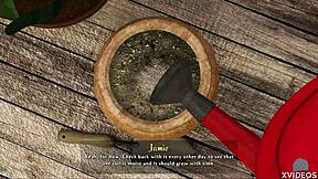 Mysterious Rose in Being a Dik episode swallows a load