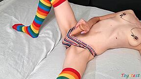 it’s alive as her dildo moves deep inside her european pussy during homemade play.