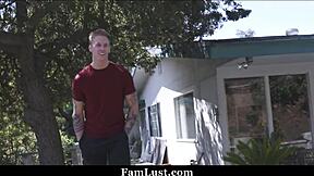 Teen Rides Stepbro to Keep Him Quiet