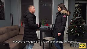 Russian lady trades pussy for cool car in debt4k