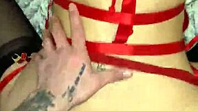 I bend over in sexy lingerie