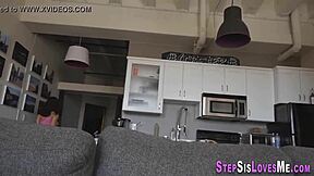 Amateur Stepsis Sucks Cock Hard