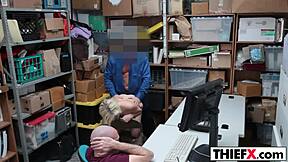 What punishment awaits this bad teen thief in the office?