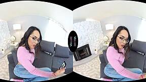 vrallure enjoys awards show fun with petite latina charm