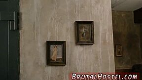 black couple dominating with bondage as panic sets in 😈