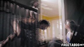 scared teen lexi lore finds out a secret and has to pay for it with sex on freetaboo net