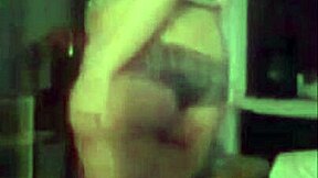 teen twirls while teasing dildo with her mouth in endless loop