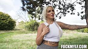 want a treat? louise lee gives marcus london one