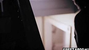 scared teen lexi lore finds out a secret and has to pay for it with sex on freetaboo net