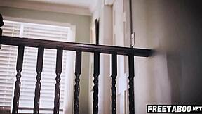 scared teen lexi lore finds out a secret and has to pay for it with sex on freetaboo net