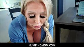 huge tits milf stepmom asks stepson for sex