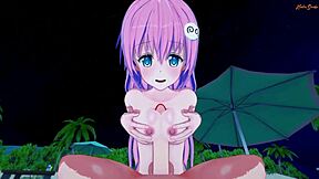 pov fucking lala on the beach and cumming inside her!