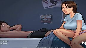 Summertime Saga features sex anytime in episode 4 scene 72.