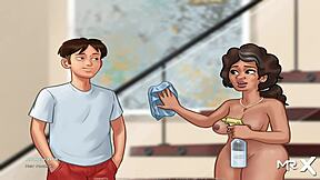 Summertime Saga features sex anytime in episode 4 scene 72.